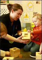 Staff at Over The Rainbow Nursery Ashton